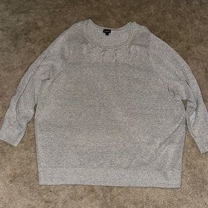 Torrid Gray Cut Out Sweater